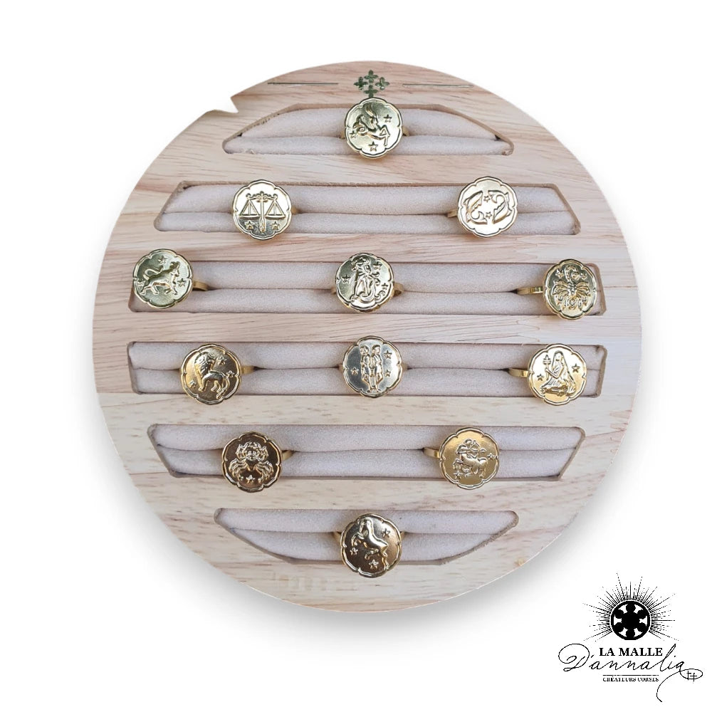 Collection bijoux astrologiques signes zodiaque acier inoxydable La Malle d'Annalia Bastia