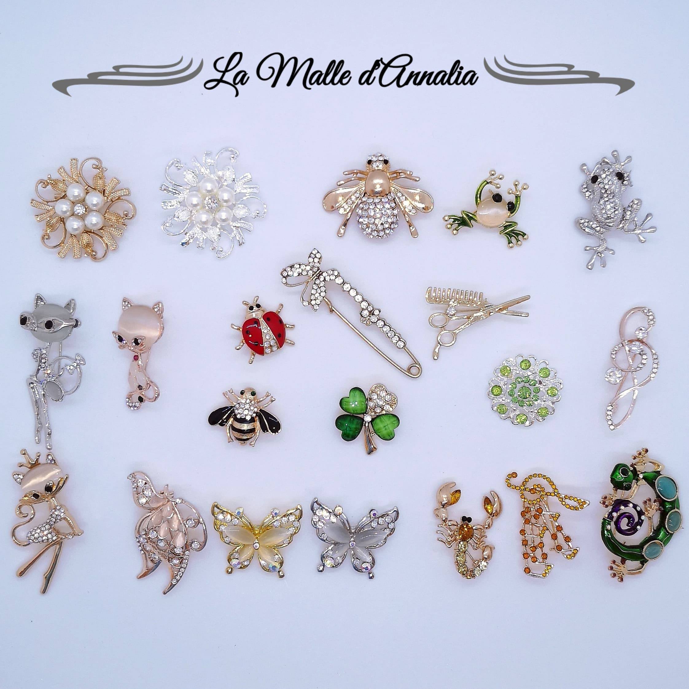 Collection de Broches Fantaisies La Malle D'Annalia