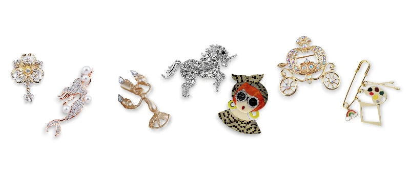 Broche Lapin Fantaisie Avec Strass Élégante - Accessoire De Mode Femme