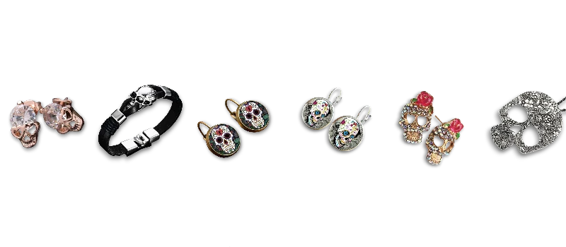 tête de mort bracelet boucle guatemala