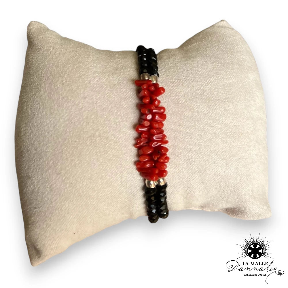 Bracelet-corail-rouge-veritable-christal-argent-memoire-de-forme-lamalledannalia