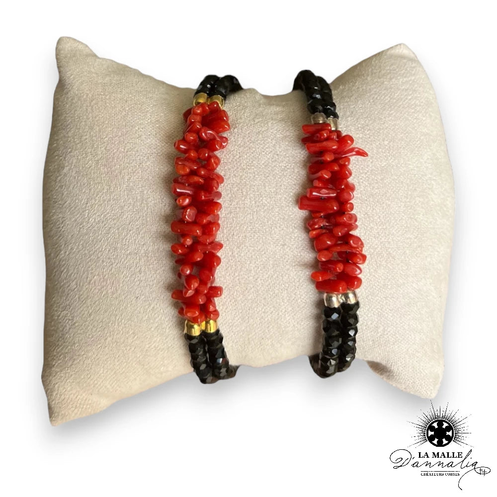 Bracelet-corail-rouge-veritable-christal-argente-dore-lamalledannalia