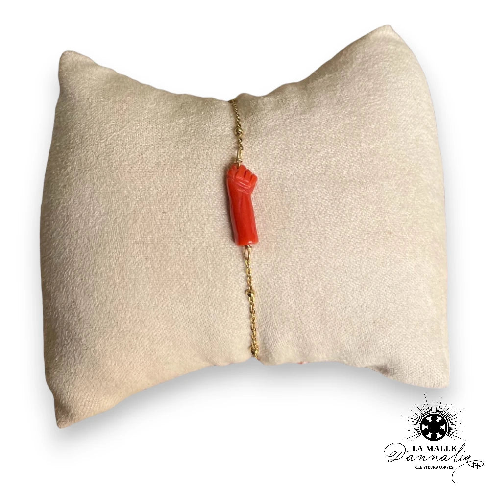 Bracelet-corail-rouge-veritable-dore-acier-inoxydable-lamalledannalia