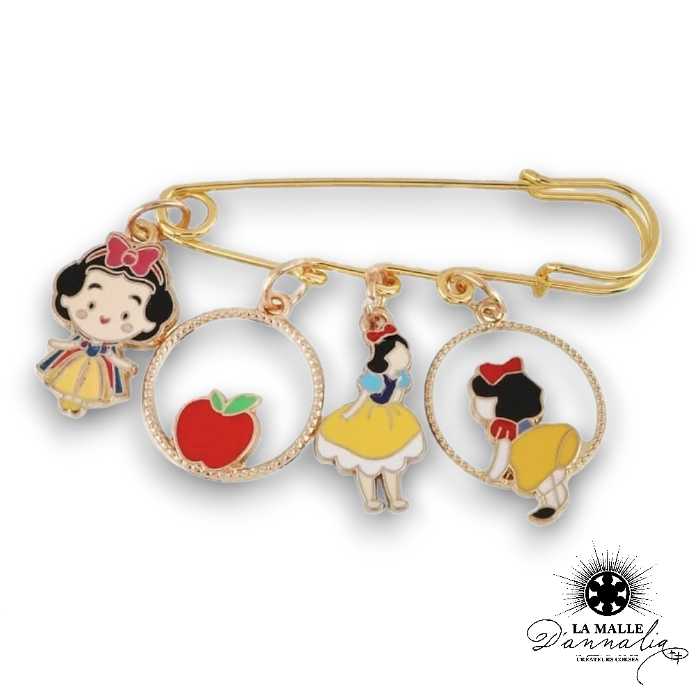 Broche bijou dessin animé tic tac je n'ai pas le temps de dire aurevoir
