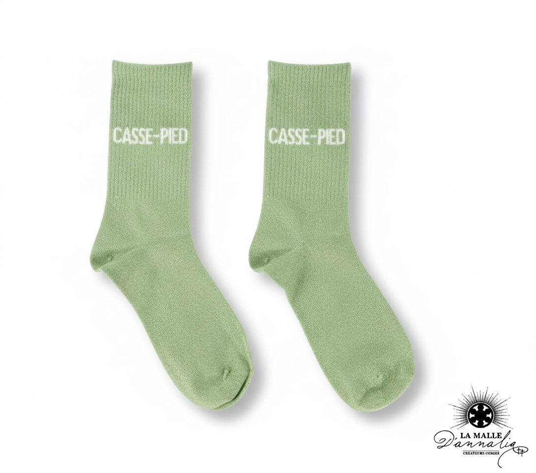 Lamalledannalia-paillette-casse-pied-chaussette-vert