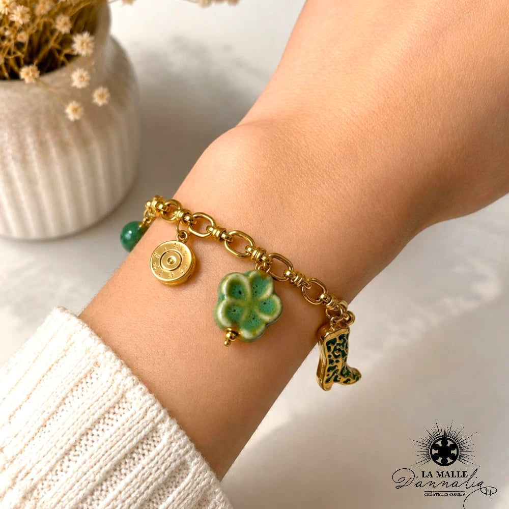 Bracelet Douille & Botte Colorée — Fait Main Bastia 3 Couleurs