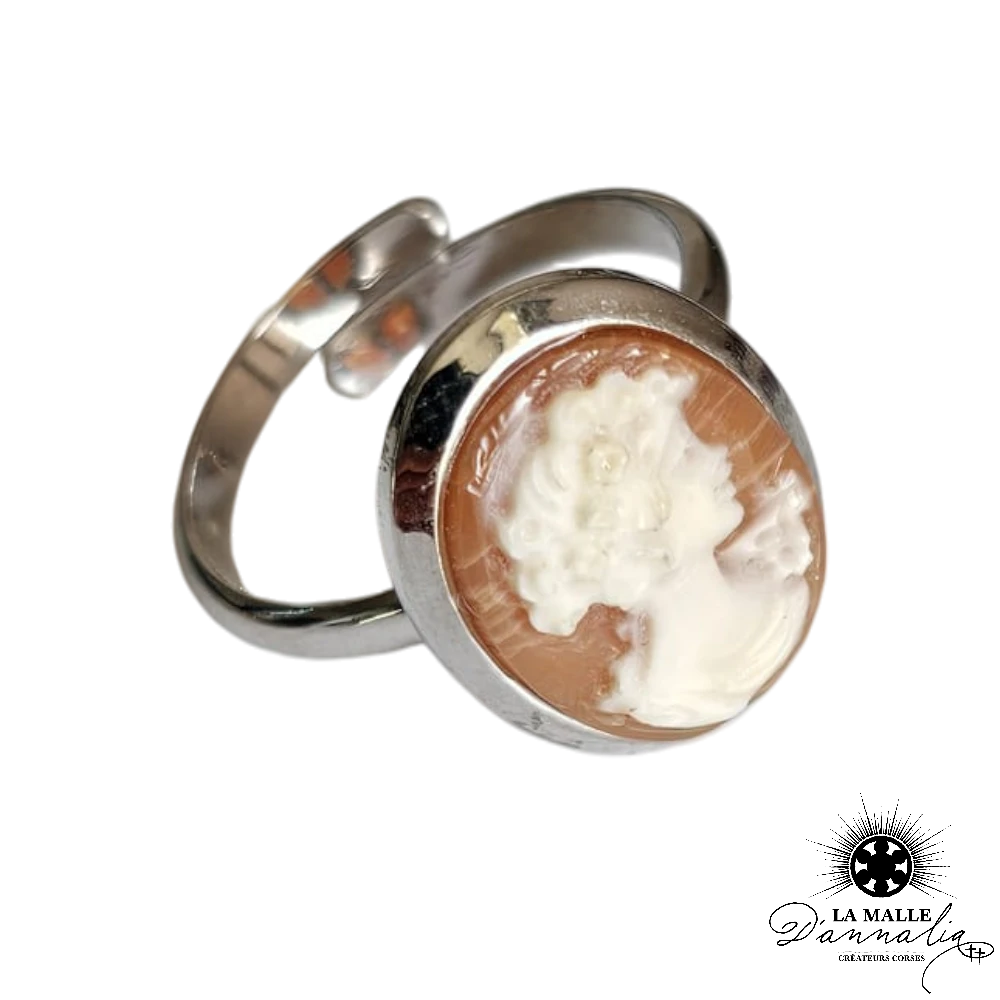 bague camee lamalledannalia
