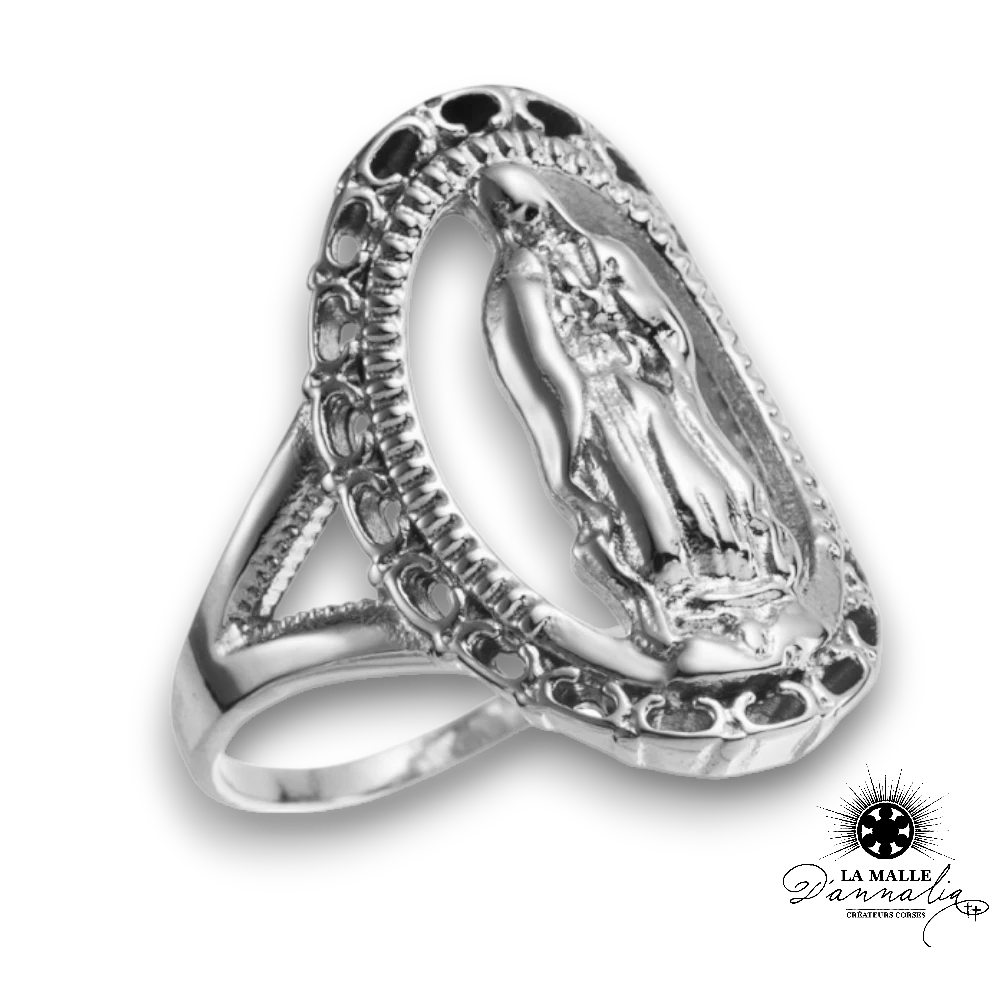bijou 2024 bague argente vierge acier inoxydable lamalledannalia