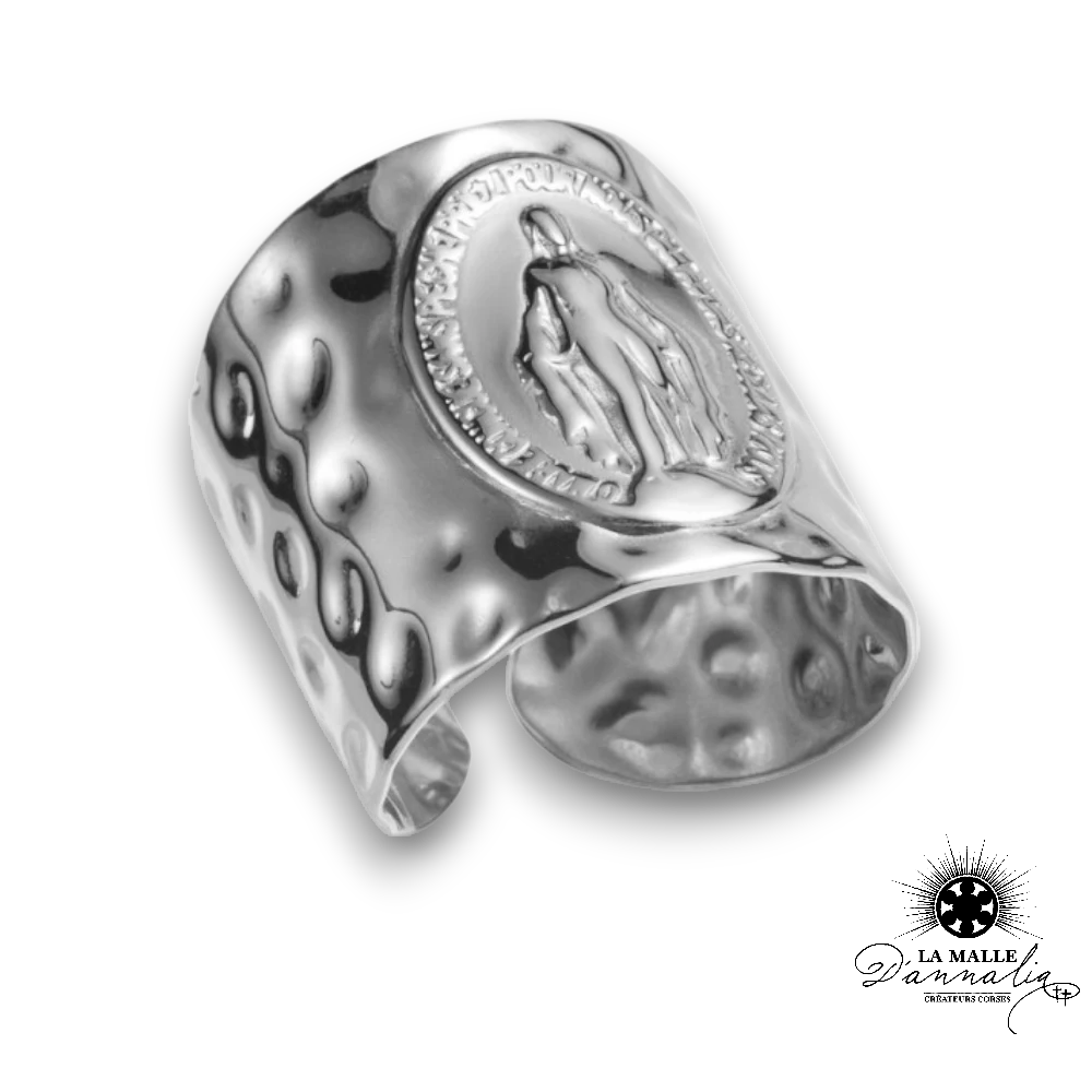 bijou 2024 bague religieuse argente inoxydable lamalledannalia