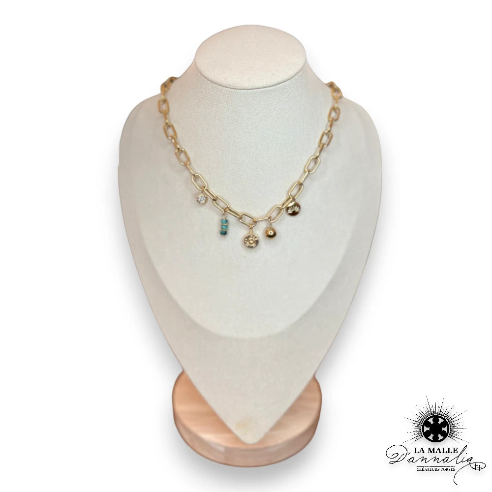 acier inoxydable creation corse douille perle breloque lamalledannalia