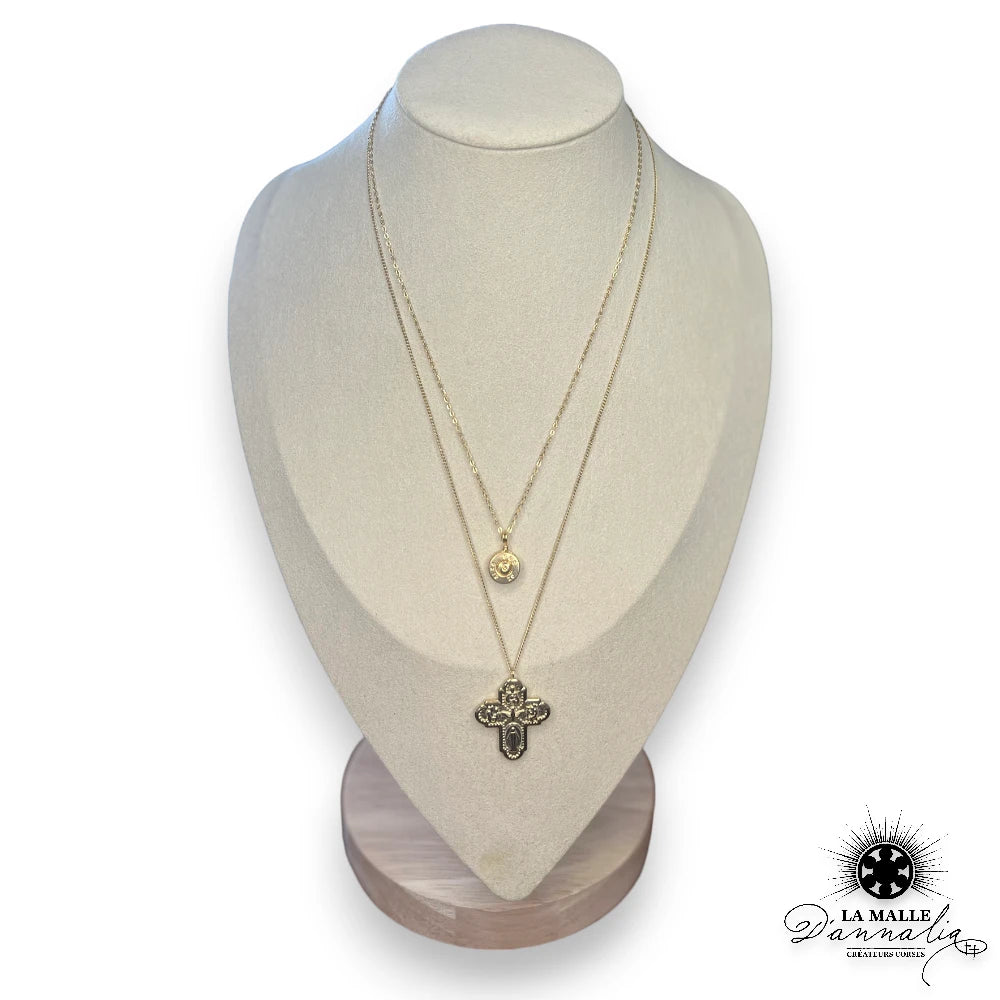 acier inoxydable croix creation corse douille croix lamalledannalia