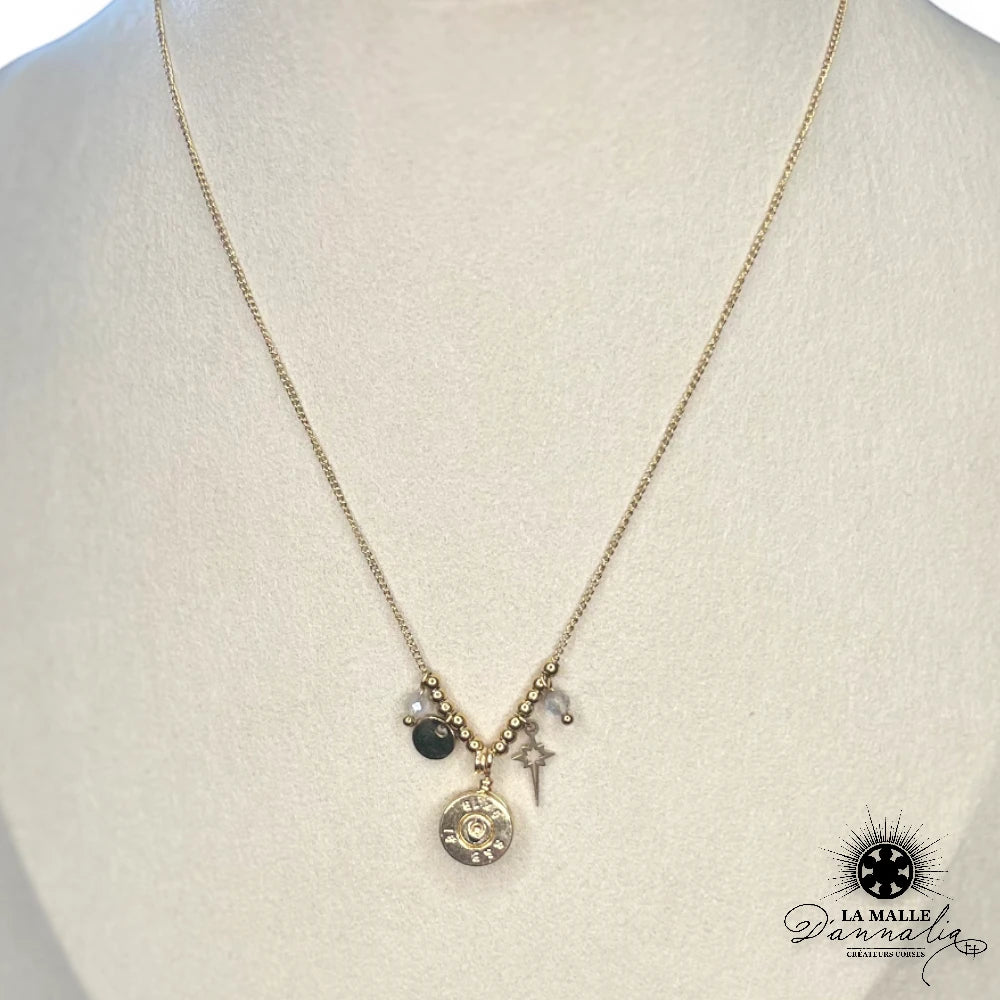 bijoux acier inoxydable createur corse douille perle etoile lamalledannalia