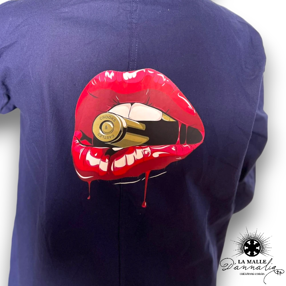 bleu de chine bouche lamalledannalia