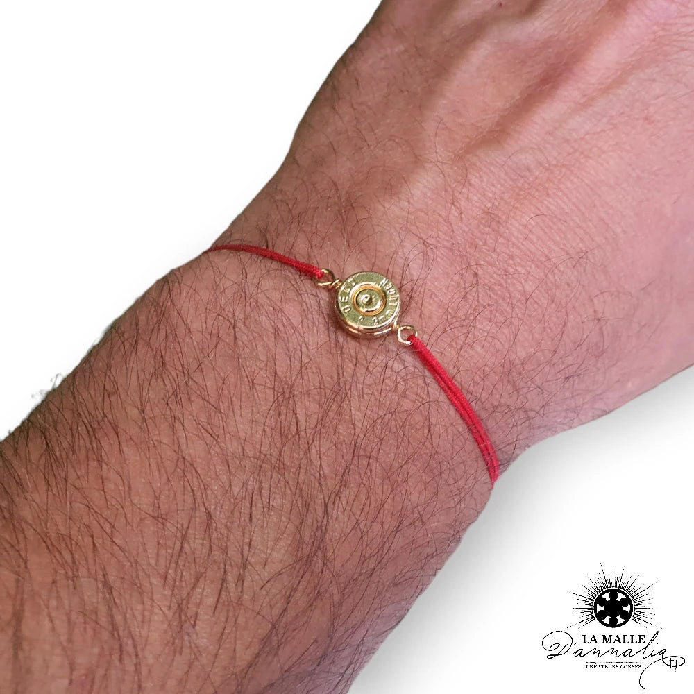 bracelet cordon douille faitmain corse porte bonheur lamalledannalia