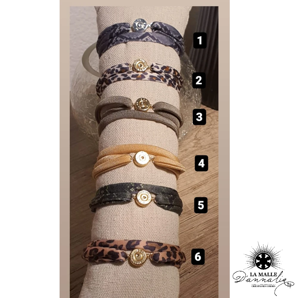 bracelet elastique fait main createur corse lamalledannalia