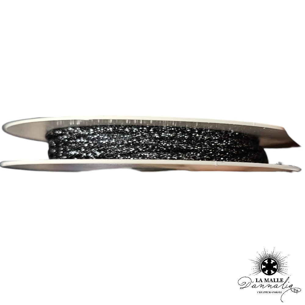 Bracelet Main en Corail - Cordon Paillettes Lurex