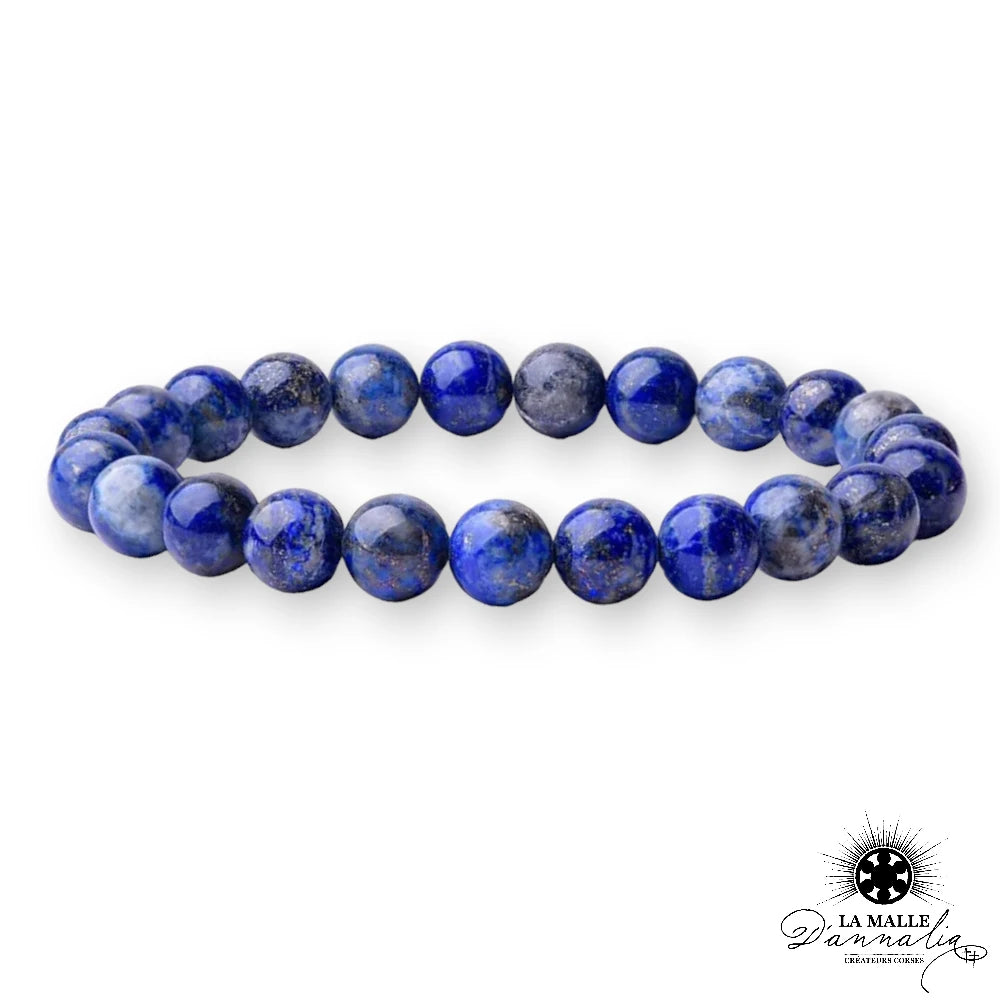 bracelet pierre naturelle lapis lazuli lamalledannalia