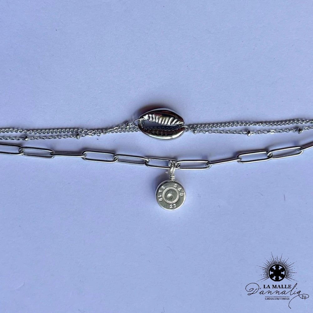 braceletacier-lamalledannalia-bijoux-bracelet-douille-argente-pierre-pampilles-coquillage