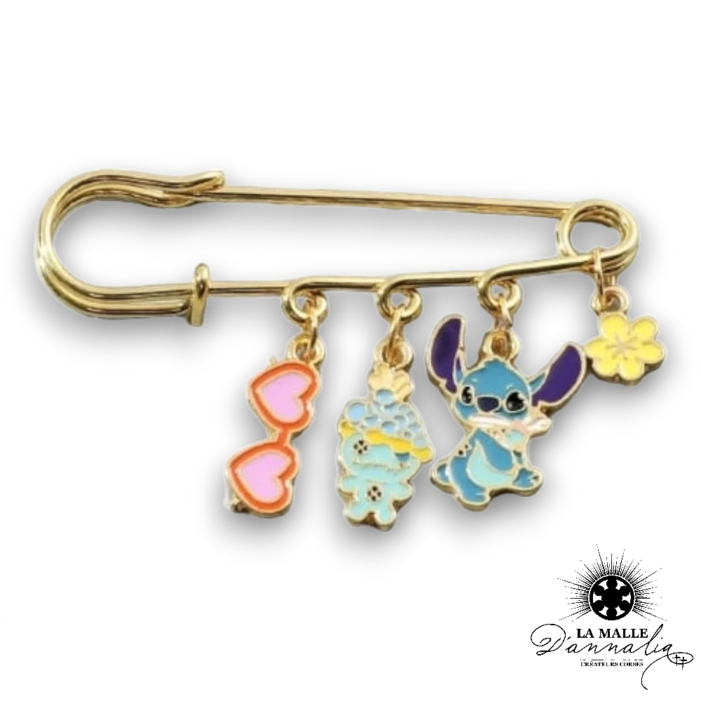 broche bijou dessin anime enfant lunette lamalledannalia