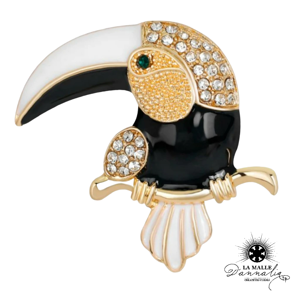 broche bijou pelican lamalledannalia