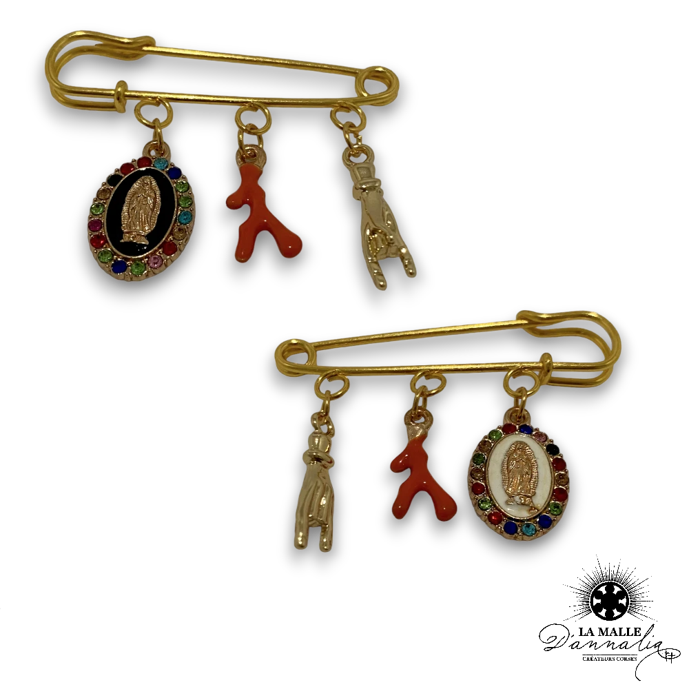 broche porte bonheur lamalledannalia