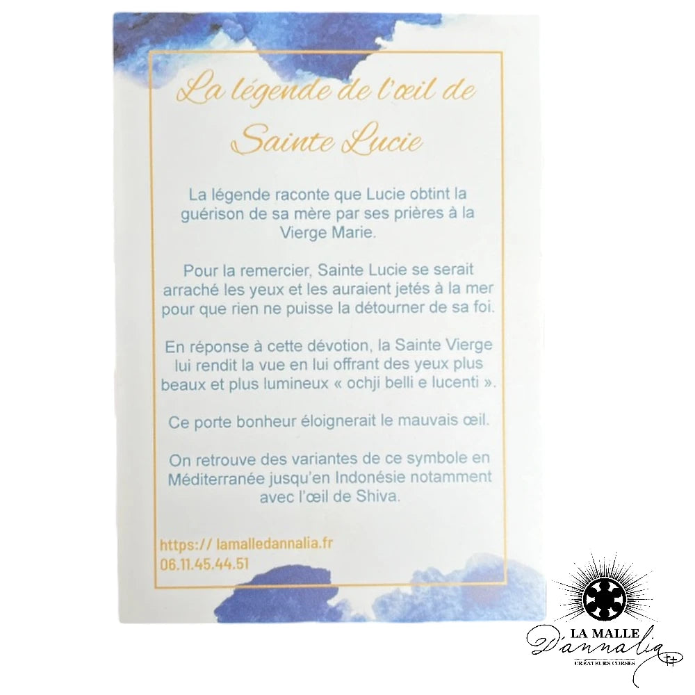 bijou oeil de sainte lucie lamalledannalia