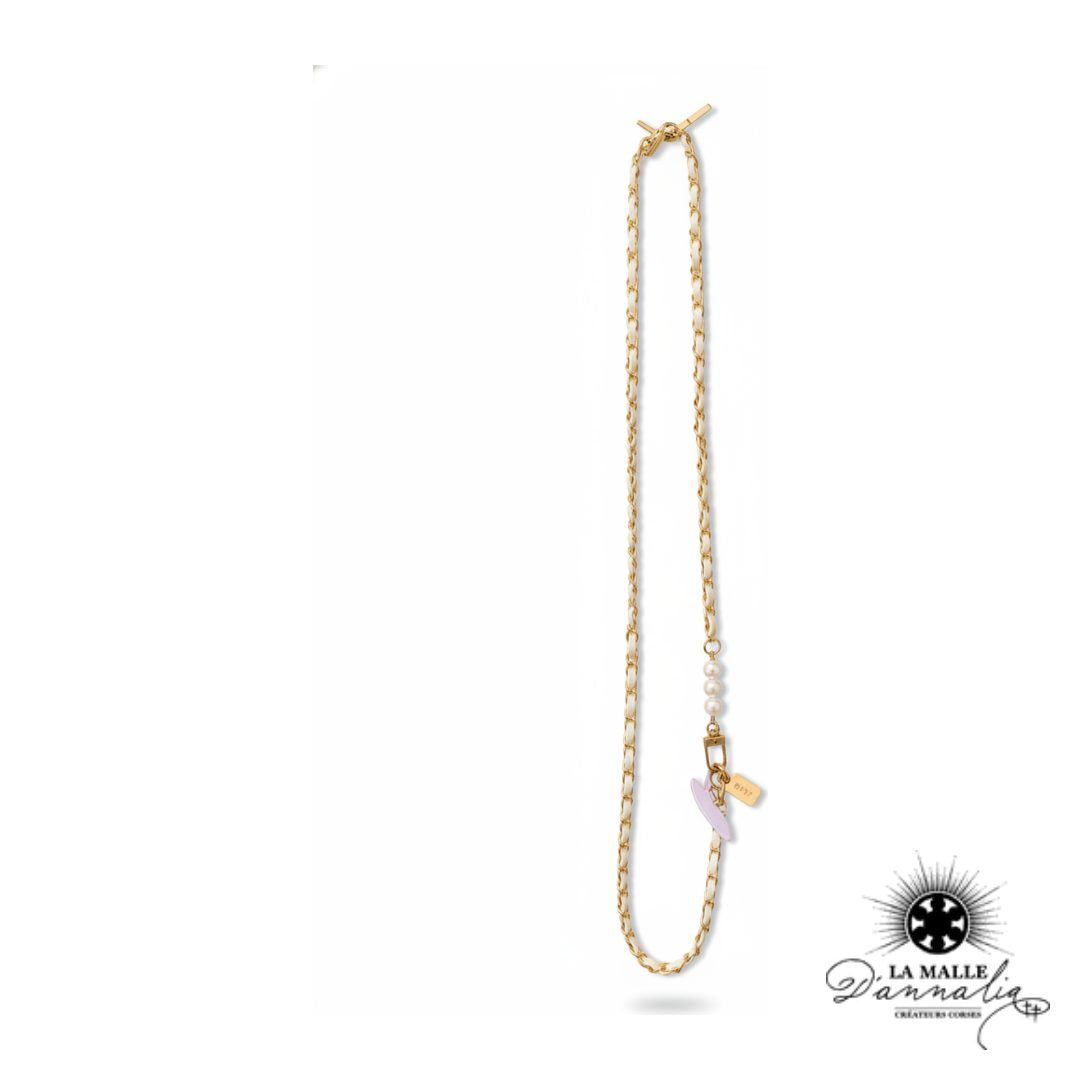 Chaîne à Perles pour Téléphone — Accessoire Bohème Chic Bastia