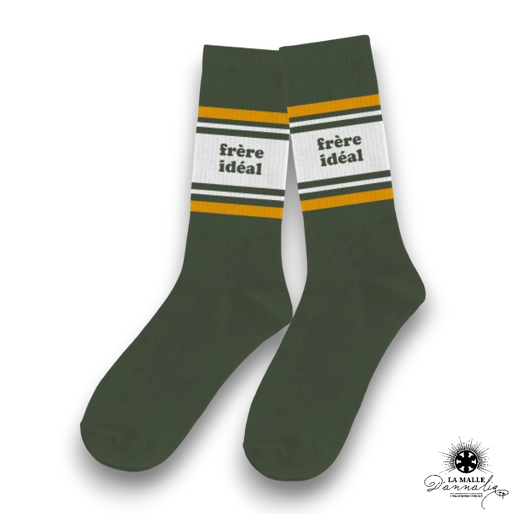 chaussette message frere ideal lamalledannalia