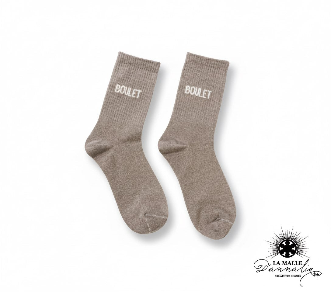 chaussettes-boulet-marron-clair-côtelees-paire-la-malle-dannalia
