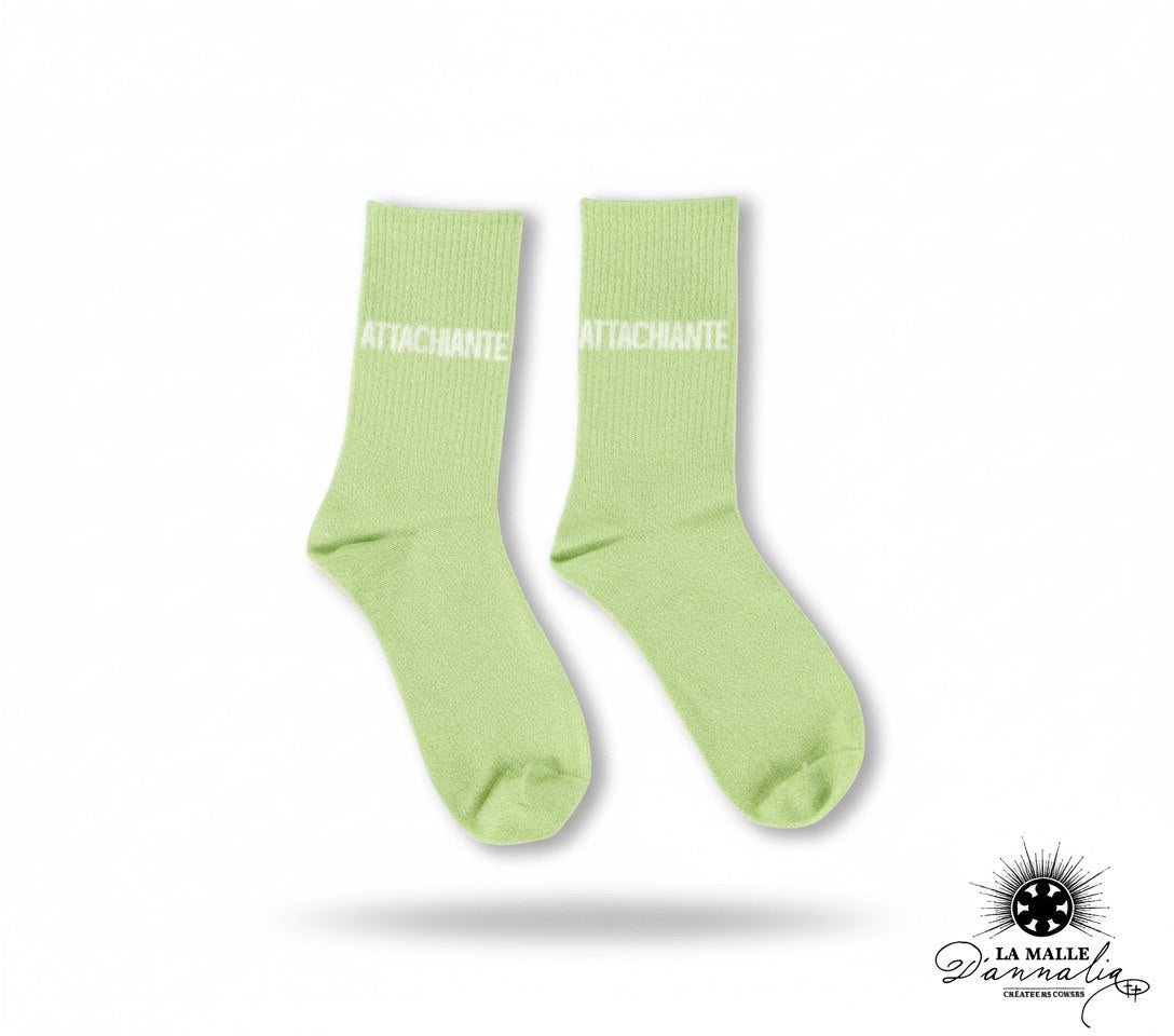 chaussettes-vert-clair-attachante-la-malle-dannalia