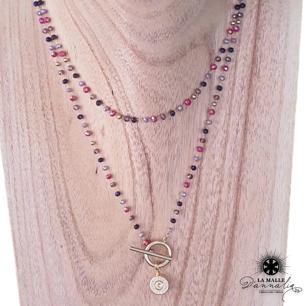 collier acier inoxydable fermoir creation corse douille lamalledannalia