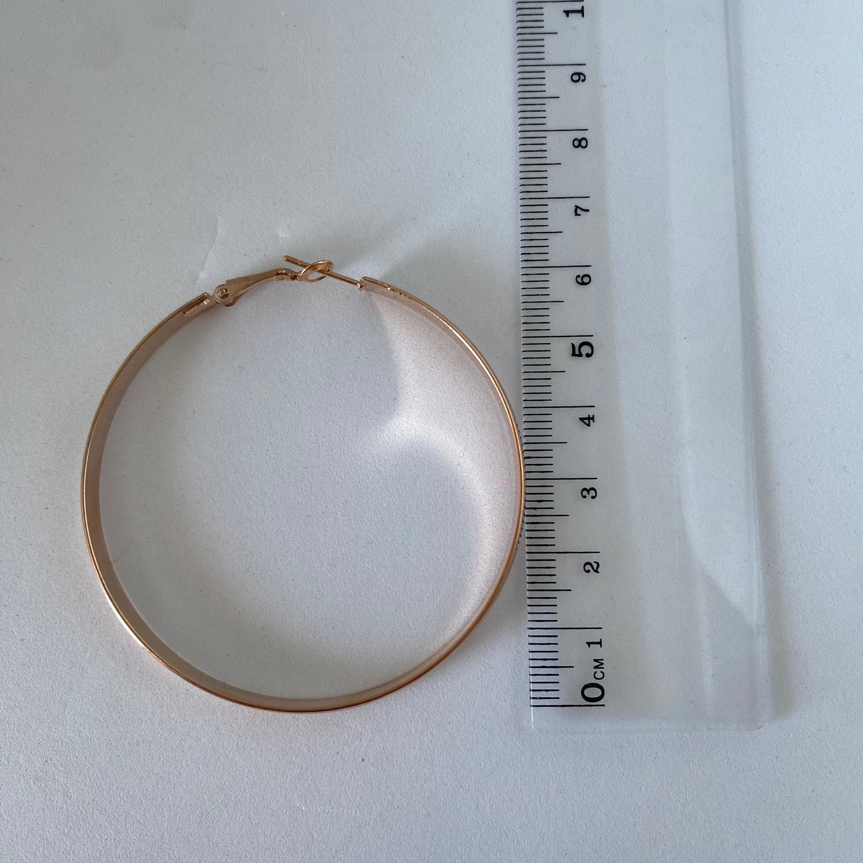 Créoles rose gold acier inoxydable