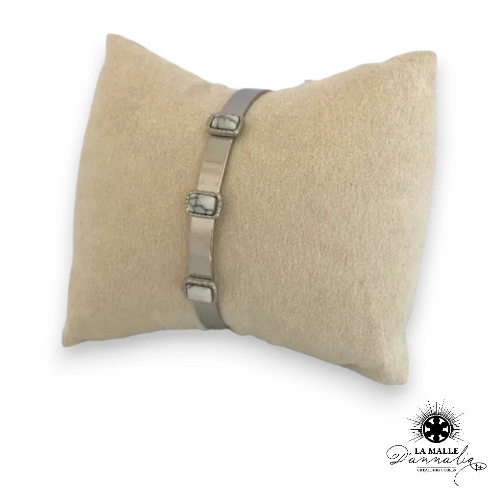 jonc argent acier inoxydable lamalledannalia