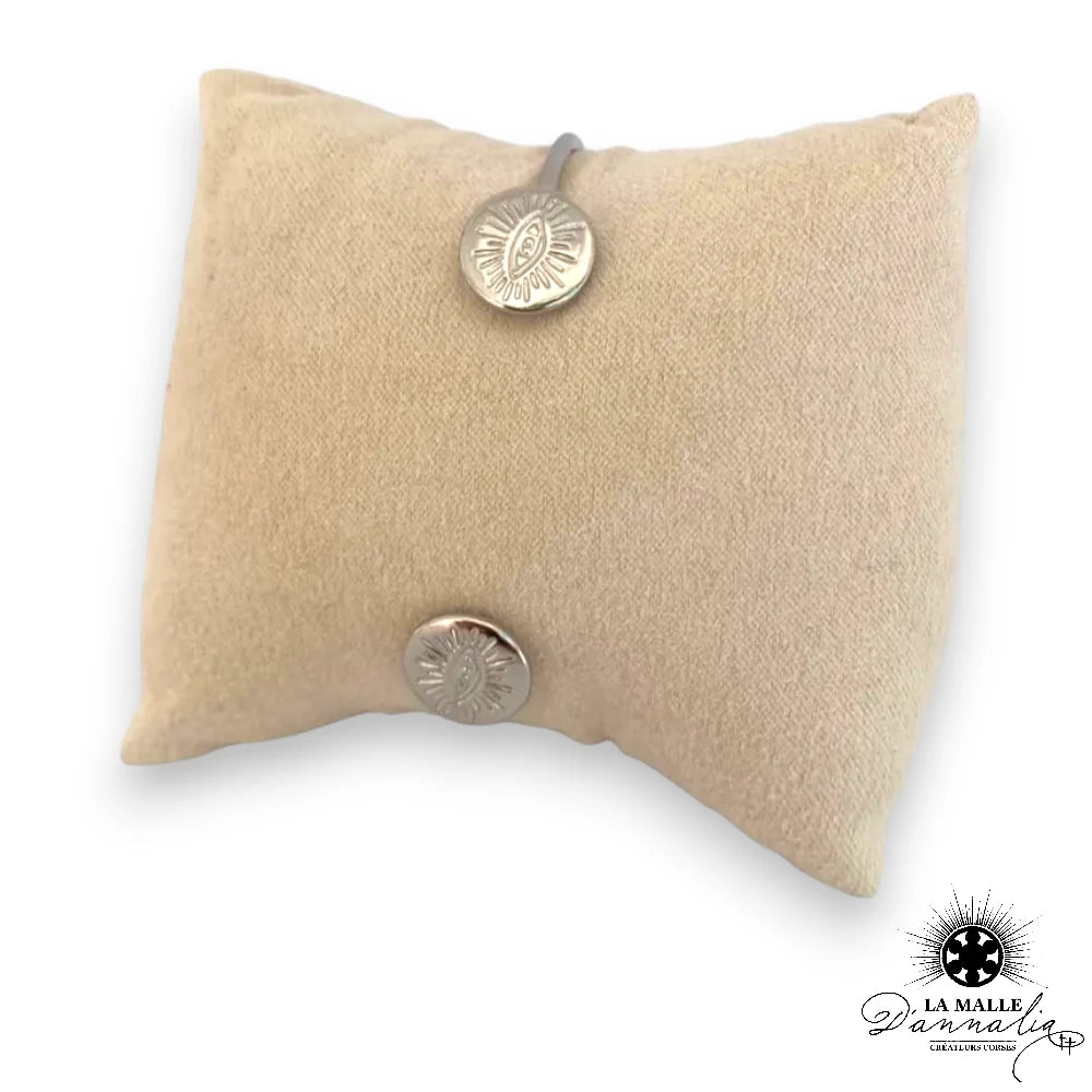 jonc-argent-oeil-inoxydable-lamalledannalia