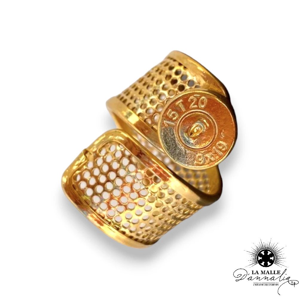 lamalledannalia-Bague-spirale-trou-plaque-or-douille-createur