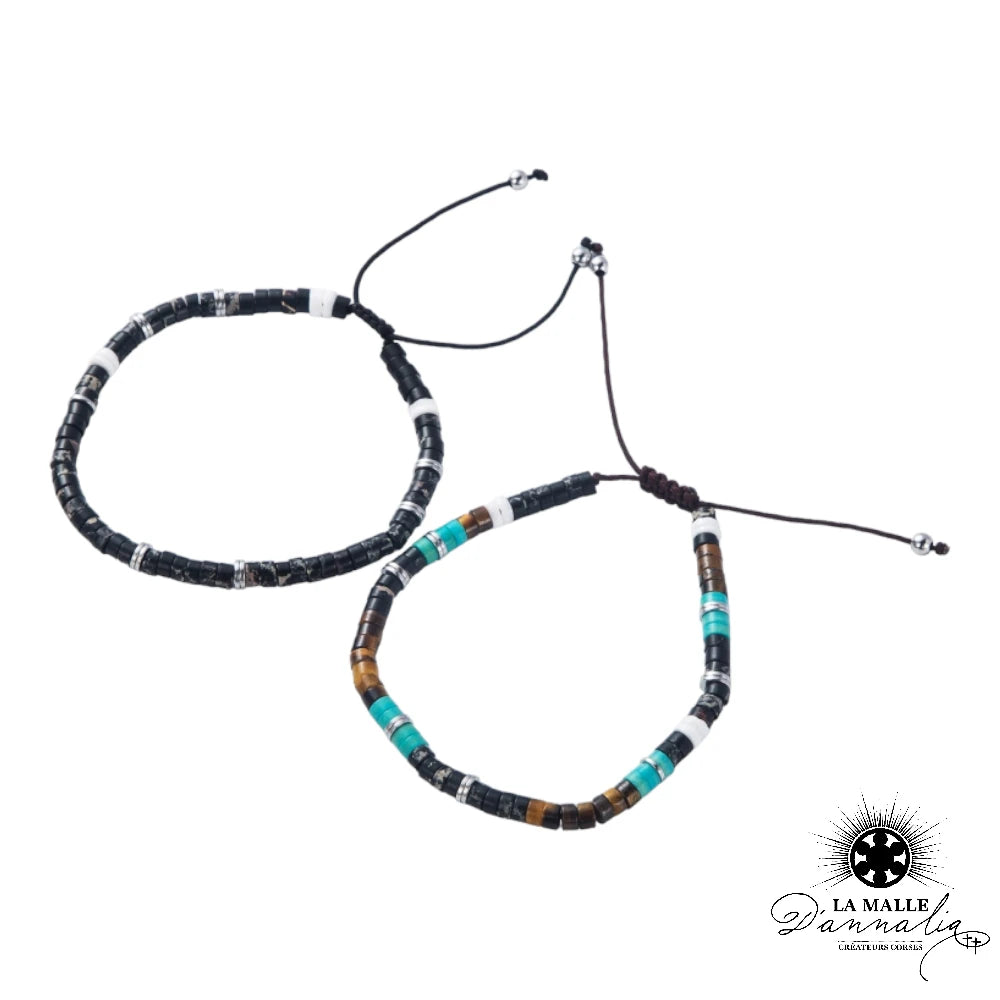 lamalledannalia-Bracelet-pierres-acier-inoxydable-pierres-naturelles-oeil-tigre