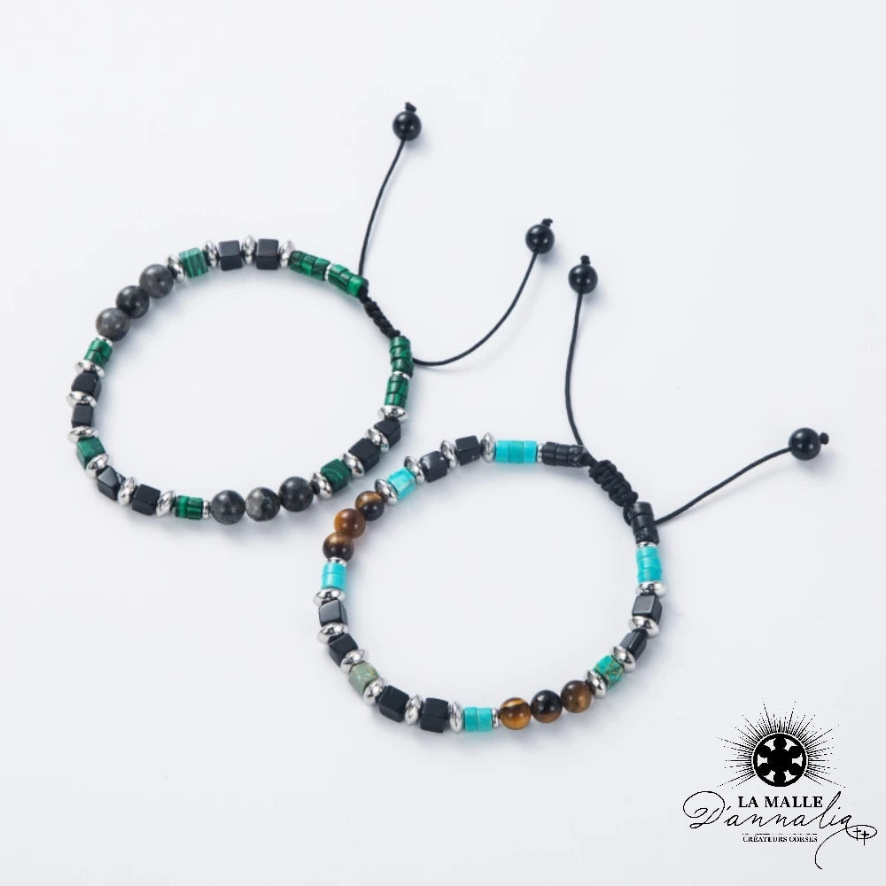 lamalledannalia-Bracelet-pierres-naturelles-perles-acier-inoxydable-fil