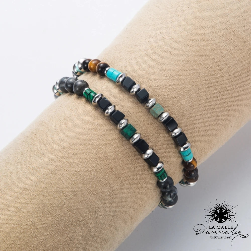 lamalledannalia-Bracelet-pierres-naturelles-perles-acier-inoxydable