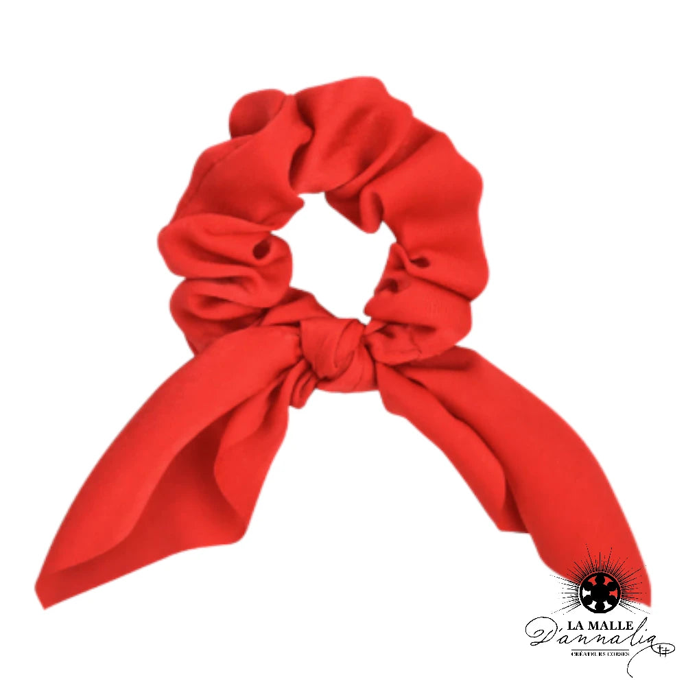 lamalledannalia-Chouchou-Uni-Colore-Accessoire-sublime-coiffure-rouge