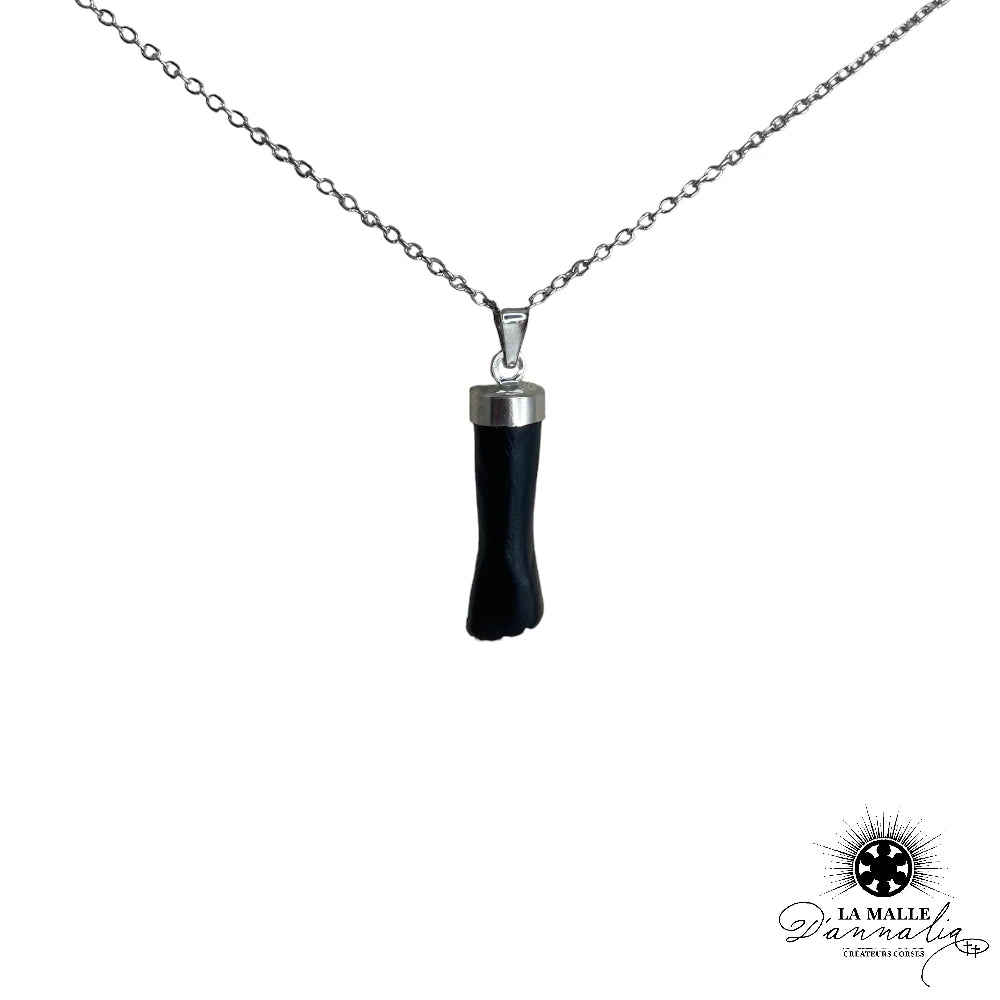 lamalledannalia-Collier-Acier-main-corail-noir-argent