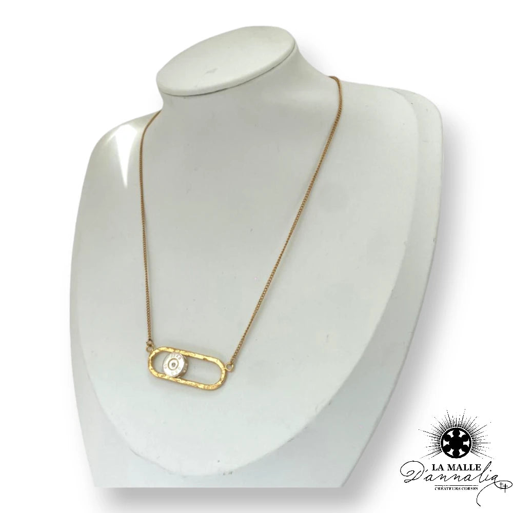 lamalledannalia-Collier-Douille-Dore-plaque-argent-corse-createur