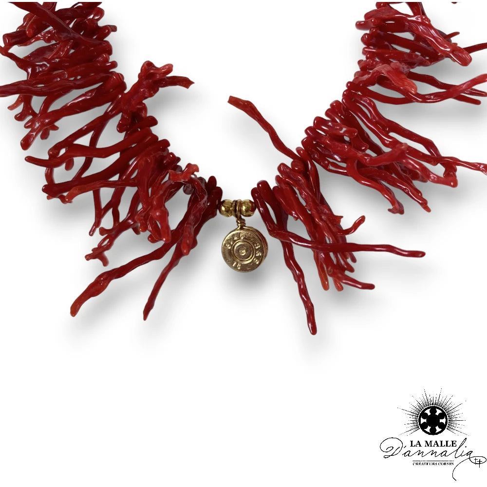 lamalledannalia-Collier-Morceau-Corail-Breloque-Douille-Plaque-createur
