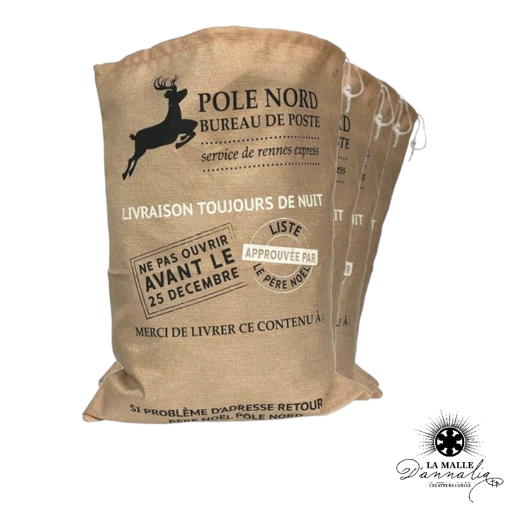 lamalledannalia-Hottes-de-Noël-beige-cerf-cadeau-pole-nord