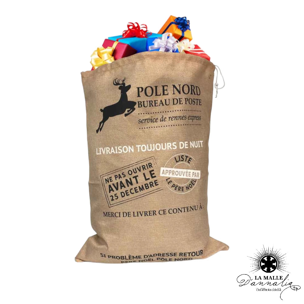 lamalledannalia-Hottes-de-Noël-beige-cerf-cadeau-pole-nord
