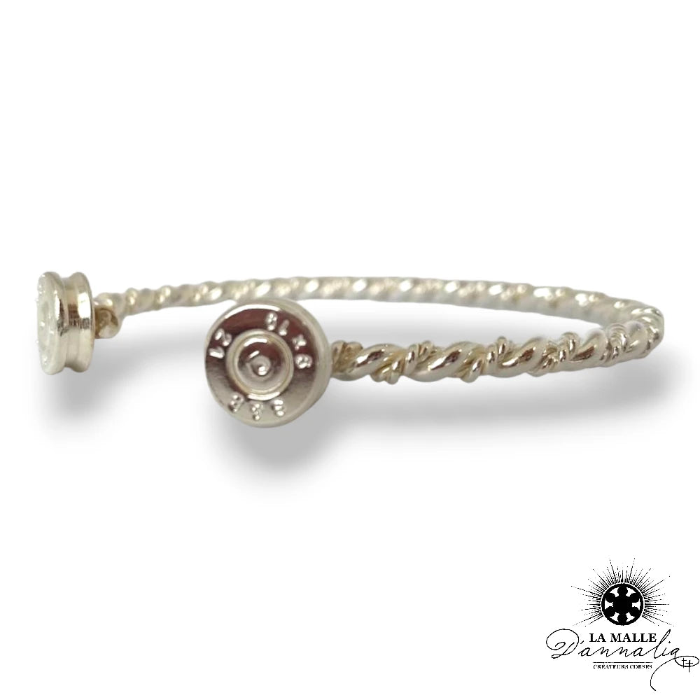 lamalledannalia-Jonc-Bracelet-Torsade-Plaque-Argent-Douilles-9mm-createur-bastia