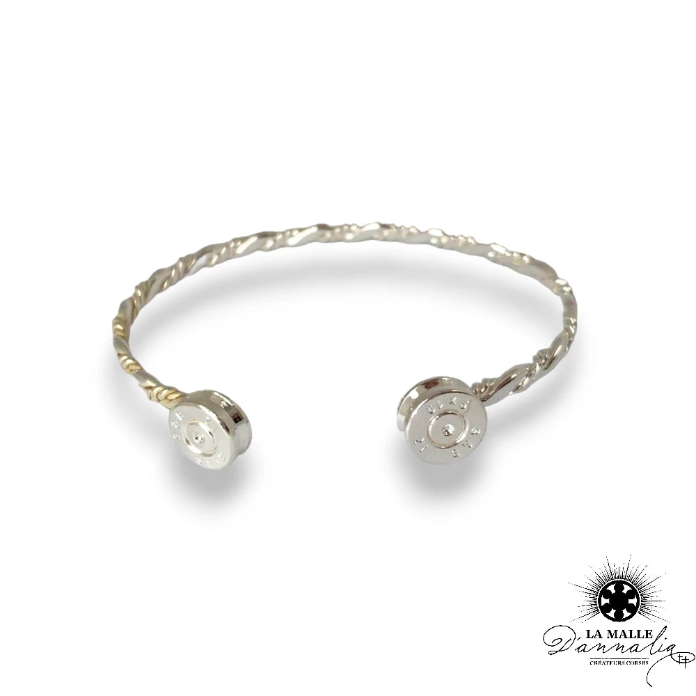 lamalledannalia-Jonc-Bracelet-torsade-plat-plaque-argent-douilles-createur-corse-bastia