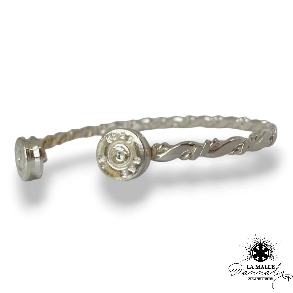lamalledannalia-Jonc-Bracelet-torsade-plat-plaque-argent-douilles-createur-corse-bastia