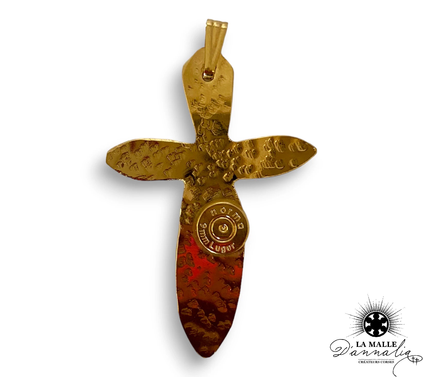 Pendentif Croix Artisanal Métamorphose de Douille
