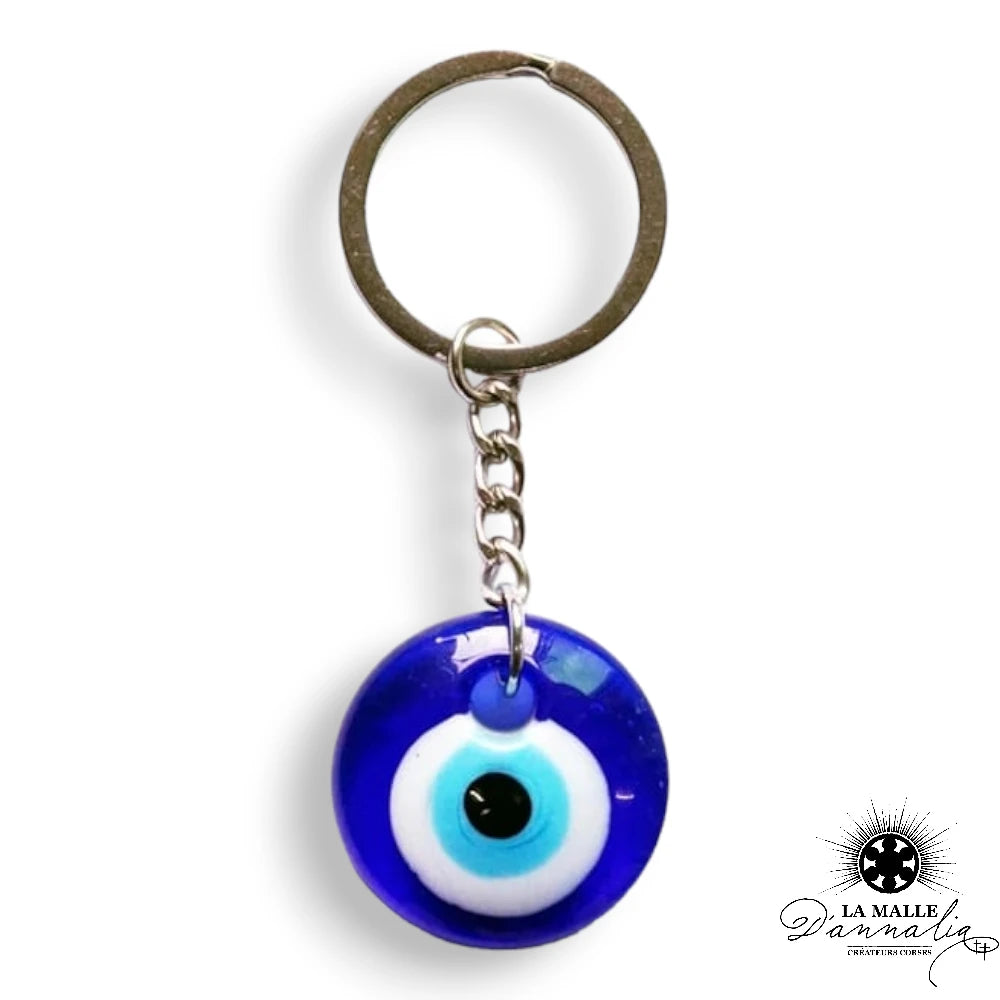 lamalledannalia-Porte-Cle-Talisman-Oeil-Bleu-Symbole-Protection