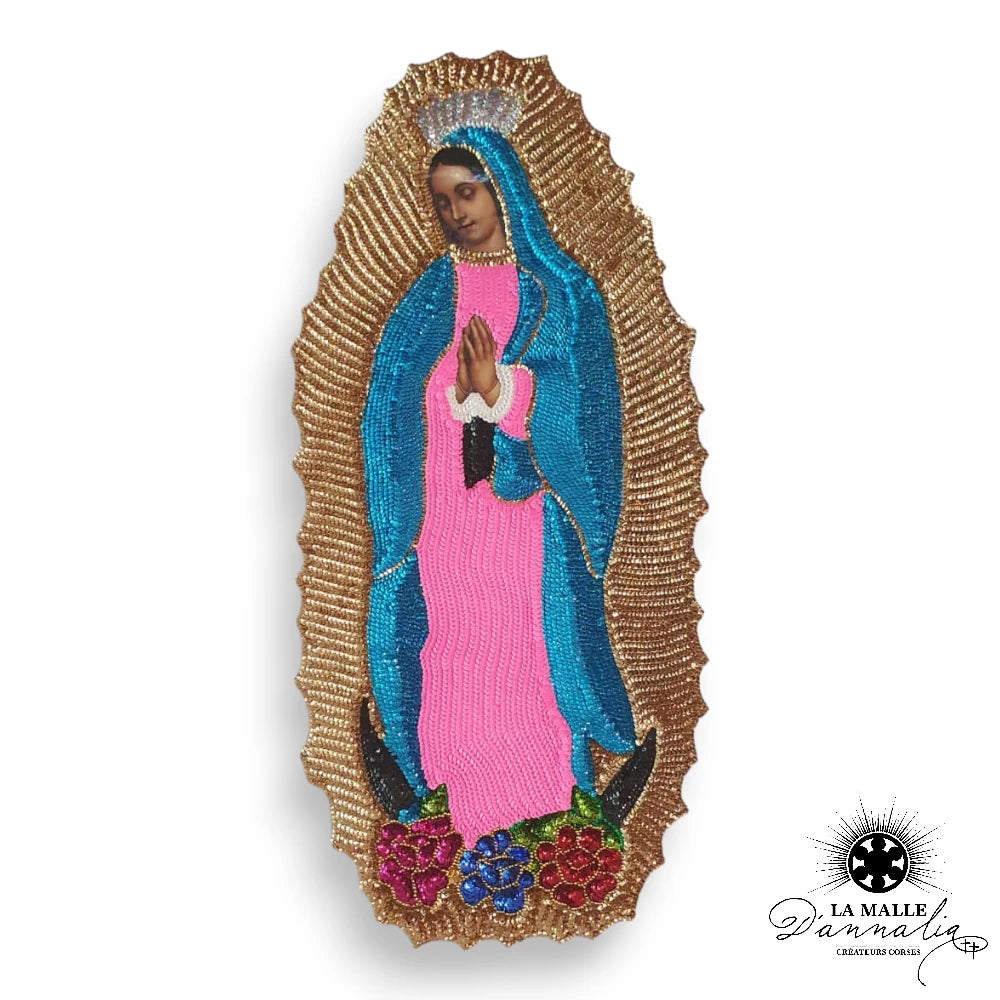 GUADELUPE : Grande icône décoration murale Vierge de Guadalupe